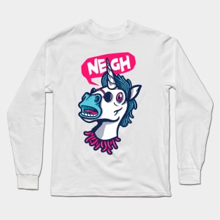 Neigh Unicorn Long Sleeve T-Shirt